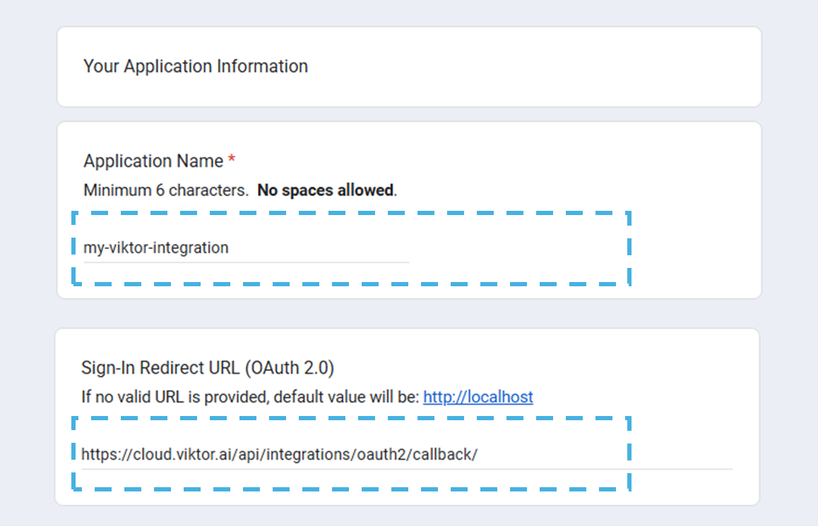 Application Information