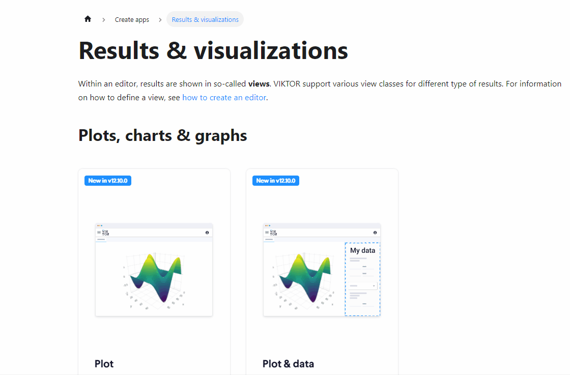 The range of output that can be generated with VIKTOR